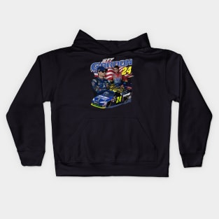 Jeff Gordon Vintage 90s Kids Hoodie